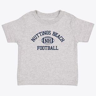Nuttings Beach New Hampshire Football Toddler T-Shirt
