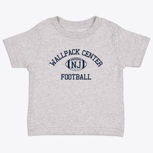 Wallpack Center New Jersey Football Toddler T-Shirt