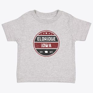 Eldridge Iowa Americana Toddler T-Shirt