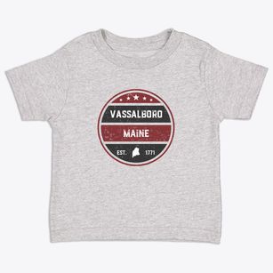 Vassalboro Maine Americana Toddler T-Shirt