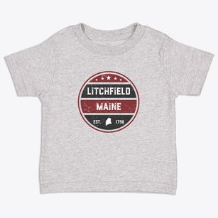 Litchfield Maine Americana Toddler T-Shirt