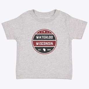 Waterloo Wisconsin Americana Toddler T-Shirt