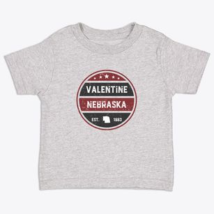 Valentine Nebraska Americana Toddler T-Shirt