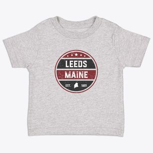Leeds Maine Americana Toddler T-Shirt