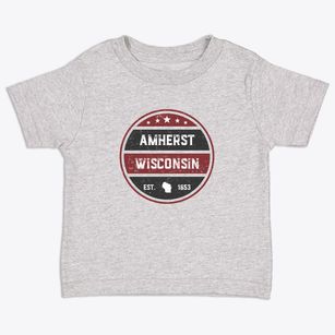 Amherst Wisconsin Americana Toddler T-Shirt
