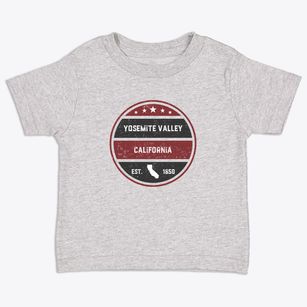 Yosemite Valley California Americana Toddler T-Shirt