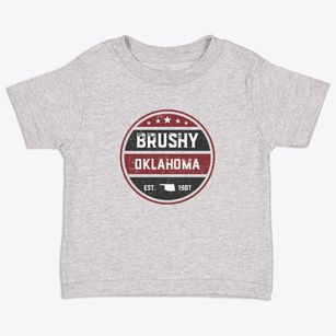 Brushy Oklahoma Americana Toddler T-Shirt