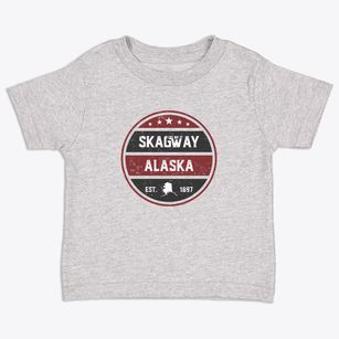 Skagway Alaska Americana Toddler T-Shirt