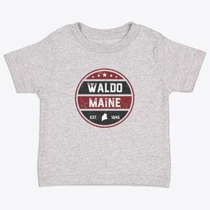 Waldo Maine Americana Toddler T-Shirt