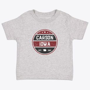 Carson Iowa Americana Toddler T-Shirt
