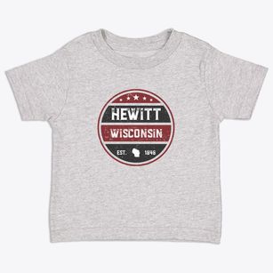 Hewitt Wisconsin Americana Toddler T-Shirt