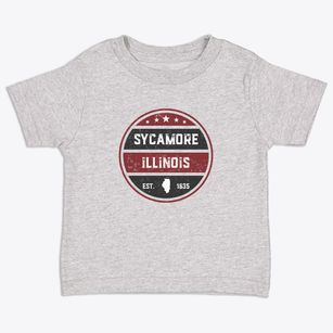 Sycamore Illinois Americana Toddler T-Shirt
