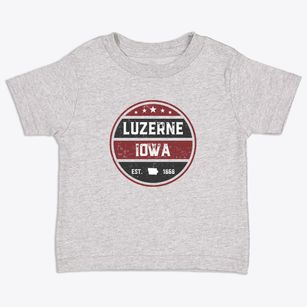 Luzerne Iowa Americana Toddler T-Shirt