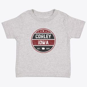 Corley Iowa Americana Toddler T-Shirt