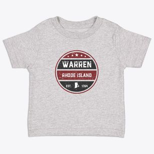 Warren Rhode Island Americana Toddler T-Shirt