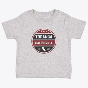 Topanga California Americana Toddler T-Shirt