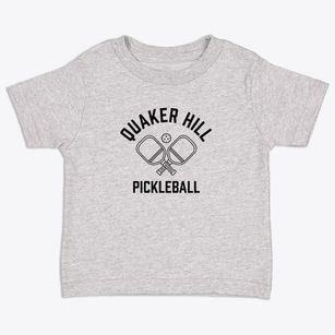 Quaker Hill Connecticut Pickleball Toddler T-Shirt
