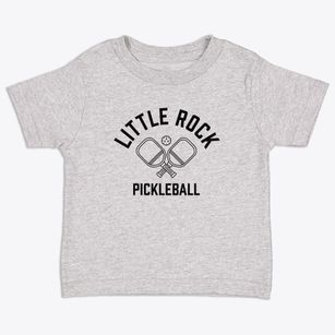 Little Rock Arkansas Pickleball Toddler T-Shirt