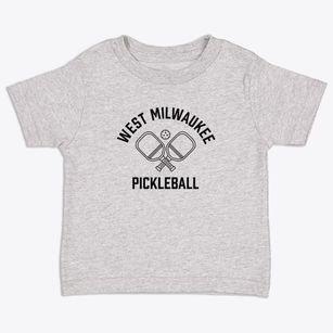 West Milwaukee Wisconsin Pickleball Toddler T-Shirt