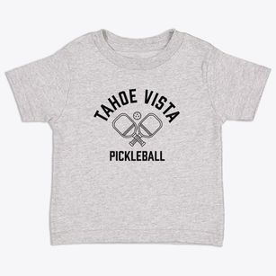 Tahoe Vista California Pickleball Toddler T-Shirt