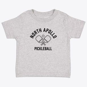 North Apollo Pennsylvania Pickleball Toddler T-Shirt