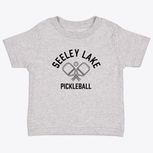 Seeley Lake Montana Pickleball Toddler T-Shirt