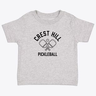 Crest Hill Illinois Pickleball Toddler T-Shirt