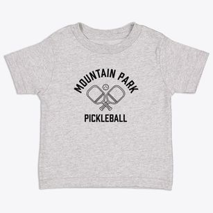 Mountain Park Oklahoma Pickleball Toddler T-Shirt