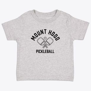 Mount Hood Oregon Pickleball Toddler T-Shirt