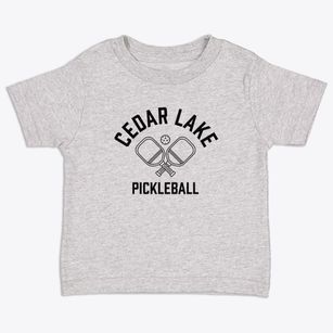 Cedar Lake Indiana Pickleball Toddler T-Shirt