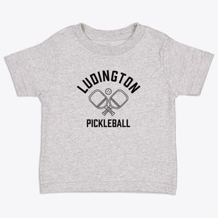 Ludington Michigan Pickleball Toddler T-Shirt