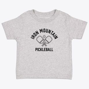 Iron Mountain Michigan Pickleball Toddler T-Shirt
