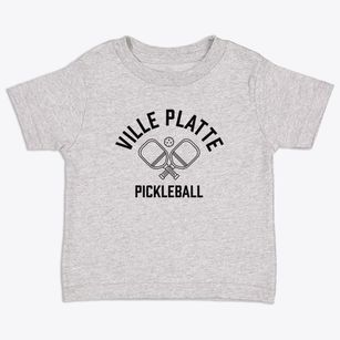 Ville Platte Louisiana Pickleball Toddler T-Shirt