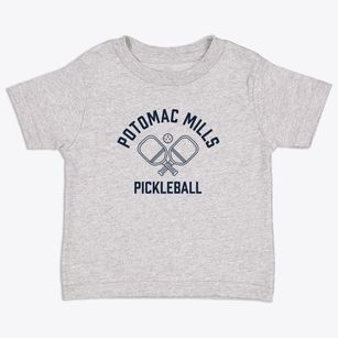 Potomac Mills Virginia Pickleball Toddler T-Shirt