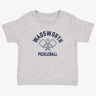Wadsworth Massachusetts Pickleball Toddler T-Shirt