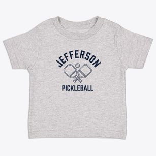 Jefferson California Pickleball Toddler T-Shirt