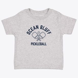 Ocean Bluff Massachusetts Pickleball Toddler T-Shirt