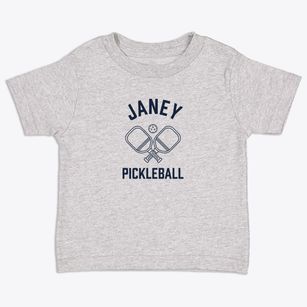 Janey Virginia Pickleball Toddler T-Shirt