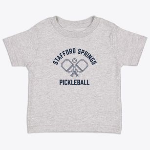 Stafford Springs Connecticut Pickleball Toddler T-Shirt