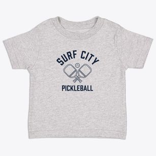 Surf City North Carolina Pickleball Toddler T-Shirt