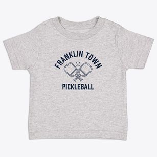 Franklin Town Massachusetts Pickleball Toddler T-Shirt