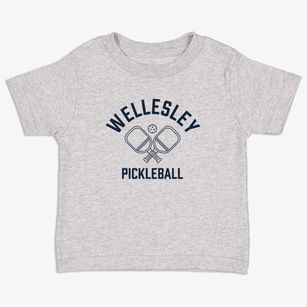Wellesley Massachusetts Pickleball Toddler T-Shirt