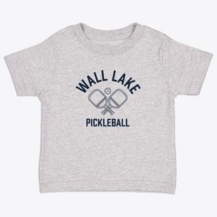 Wall Lake Iowa Pickleball Toddler T-Shirt