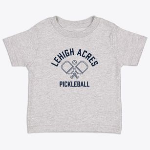Lehigh Acres Florida Pickleball Toddler T-Shirt