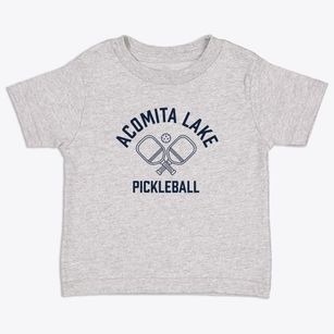 Acomita Lake New Mexico Pickleball Toddler T-Shirt