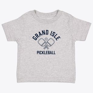 Grand Isle Maine Pickleball Toddler T-Shirt