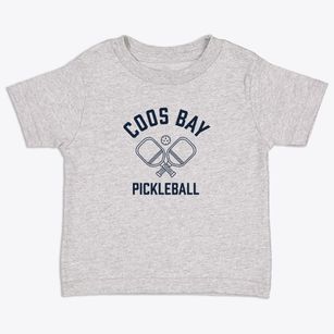 Coos Bay Oregon Pickleball Toddler T-Shirt