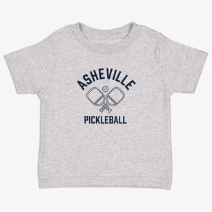 Asheville North Carolina Pickleball Toddler T-Shirt