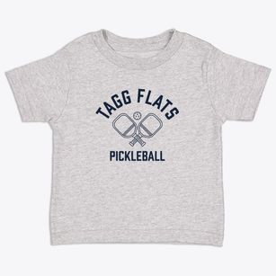 Tagg Flats Oklahoma Pickleball Toddler T-Shirt