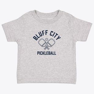 Bluff City Kansas Pickleball Toddler T-Shirt